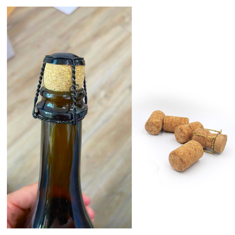 葡萄牙香槟软木塞 精酿啤酒木塞铁丝扣 果酒起泡酒瓶密封盖塞