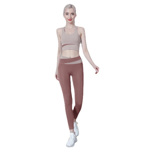 Lulu Yoga Set Summer Sports Bra for Women Shockproof Fitness Top Running Yoga Backless Bra Yoga Pants