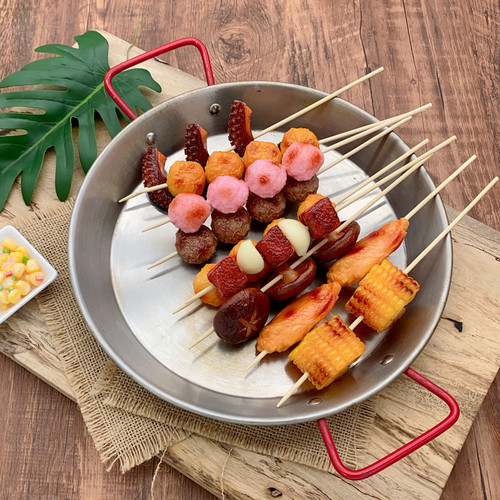 Simulated barbecue meatballs food model model room outdoor supplies display props children's play house toys