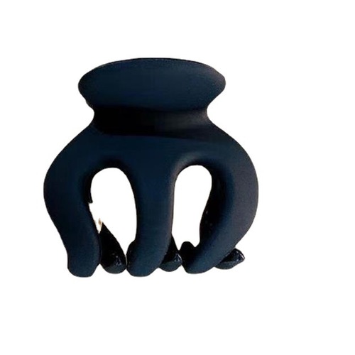 Large high ponytail grabber black coffee glossy pumpkin hairpin fixed artifact hairpin female back head shark clip frosted