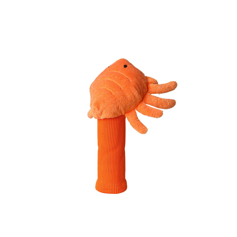 Funda de palo de muñeca de cangrejo transfronterizo, funda protectora, funda de bola, equipo de taco de relleno, barra de lana, suministros de golf