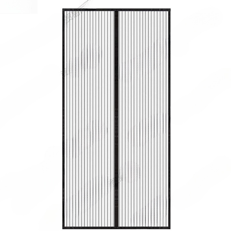 Encryption Magnetic Soft Yarn Anti-mosquito Door Curtain Summer Soft Door Curtain Sticky Embroidery Wear-free Door Curtain Yarn Curtain Self-magnetic Strip