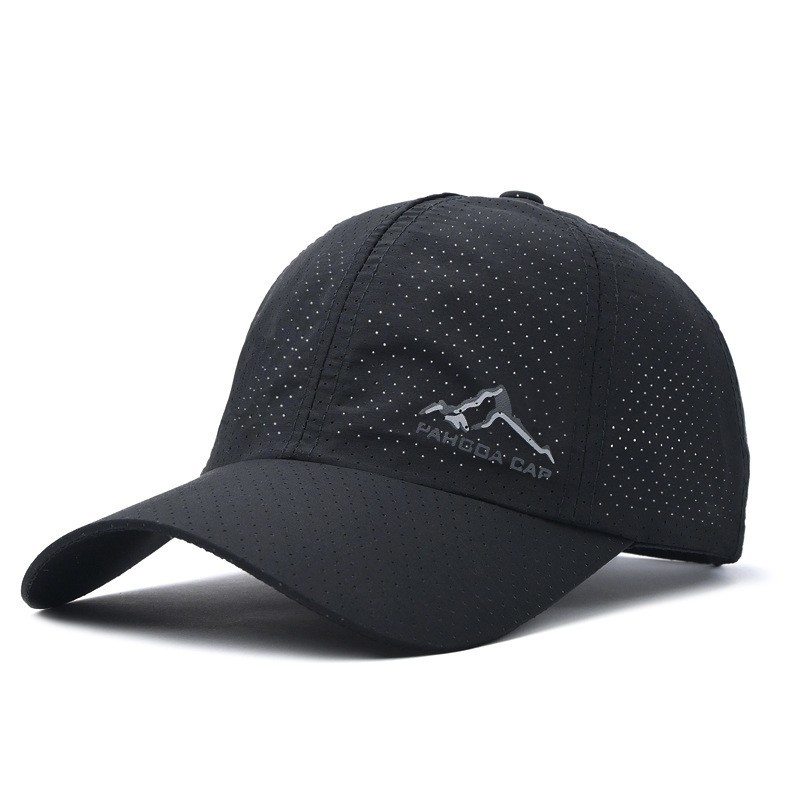Spring Summer Sun Hat Men Women Outdoor Travel Fishing Simple Breathable Thin Quick-Dry Hiking Baseball Cap_voghion.com
