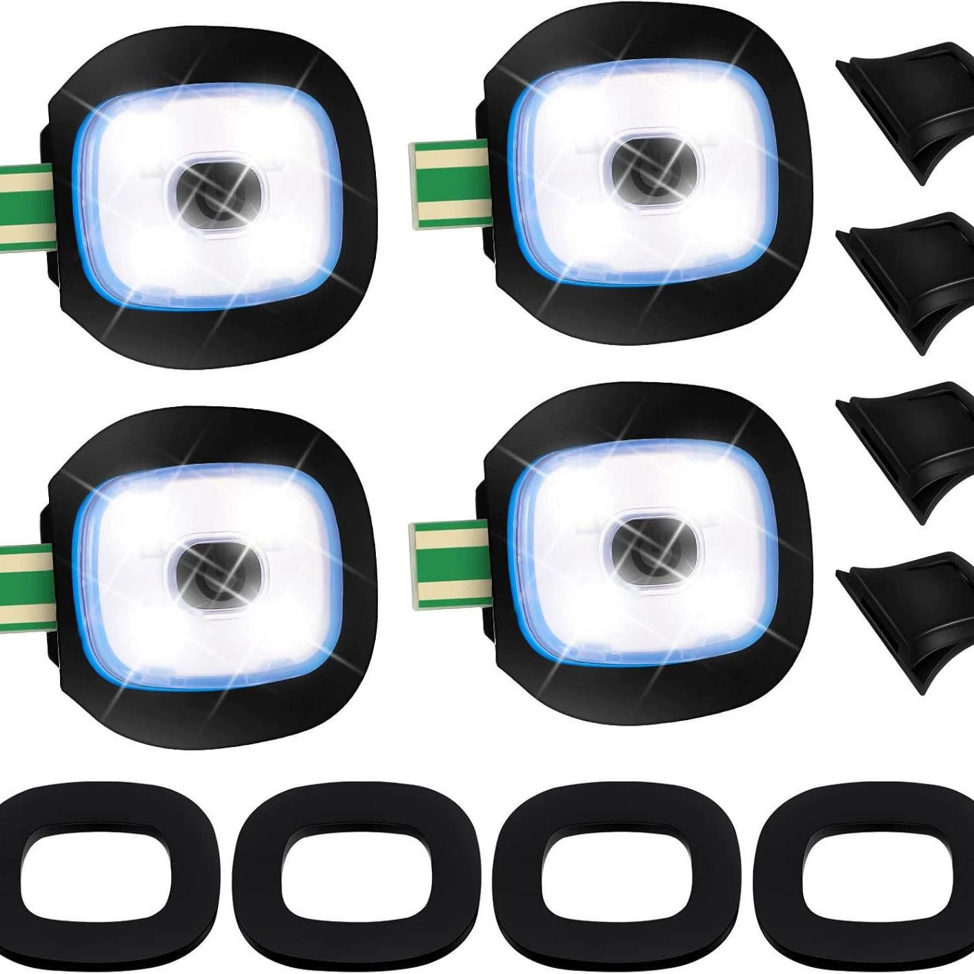 Фонарь для шапки, светодиодный фонарь для вязаной шапки, перезаряжаемый светодиодный фонарь для шапки, USB-фонарь для вязаной шапки, USB-перезаряжаемый фонарь