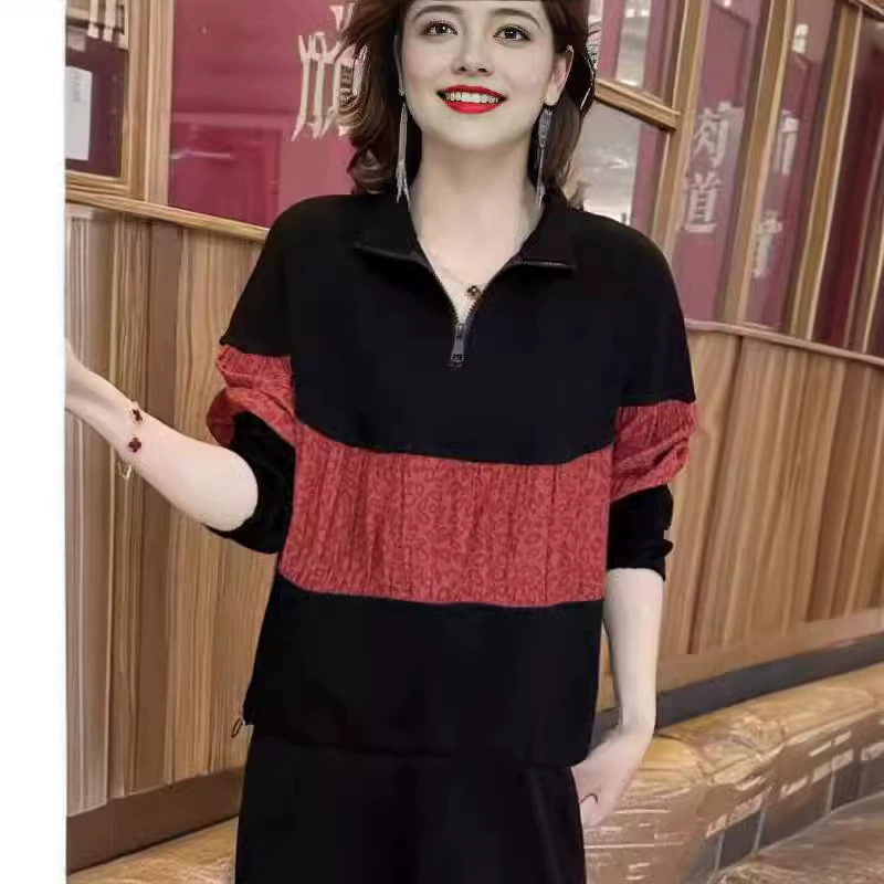 Весенний новый воротник с длинными рукавами