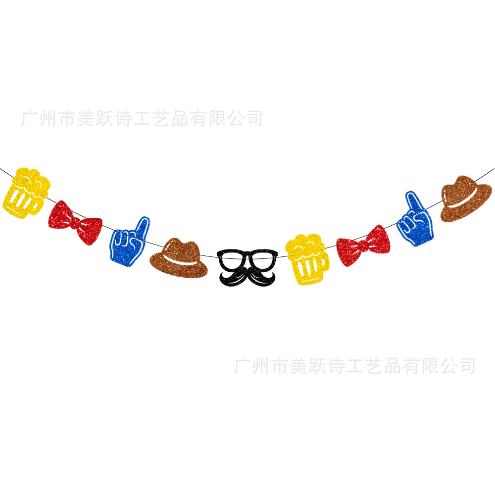 Feliz día del padre bandera pastel decoración inserción de tarjeta grande Diseño de fiesta temática del día del padre amazon