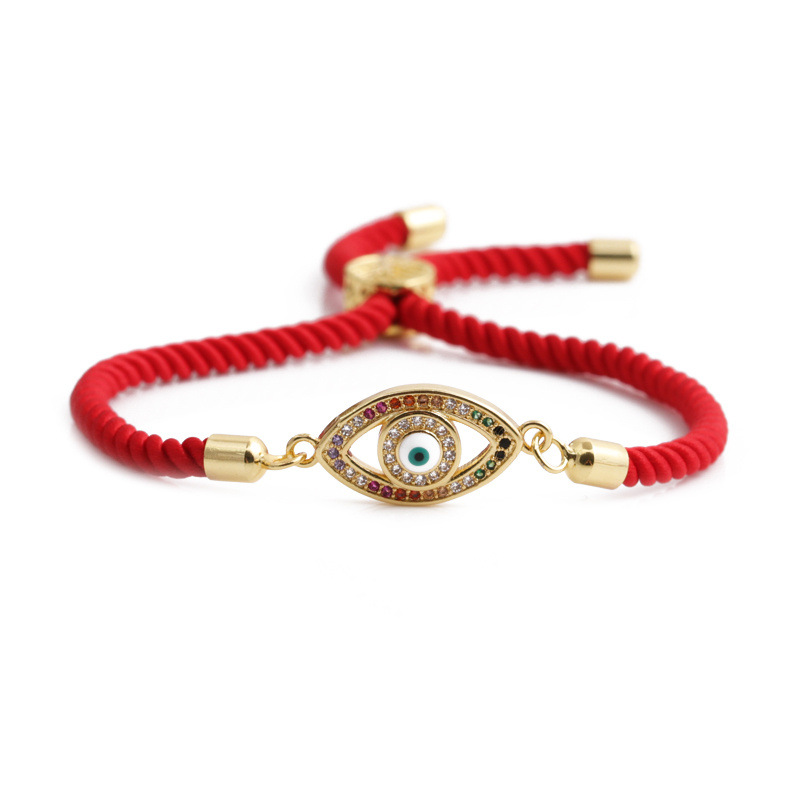 Lucky Evil Eye Red String Bracelet Protection Jewelry Adjustable_voghion.com