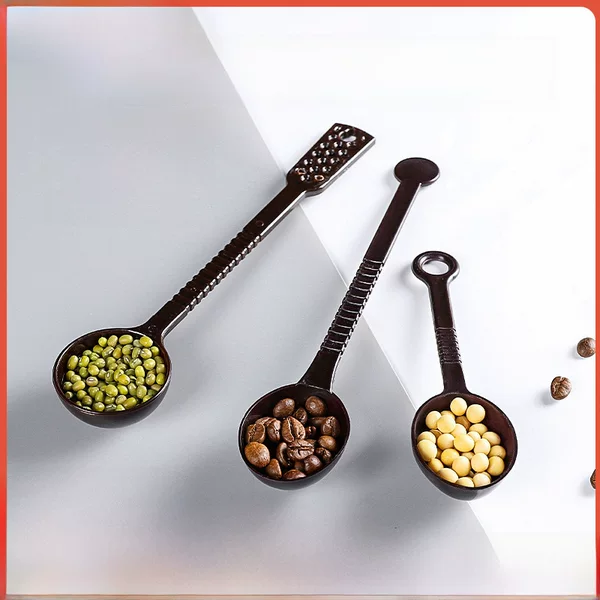 Plastic Fruit Powder Coffee Milk Powder Measuring Spoon with Scale, Specialized Measuring Spoon for Milk Tea Shops, 10/15 Ounce Measuring Spoon