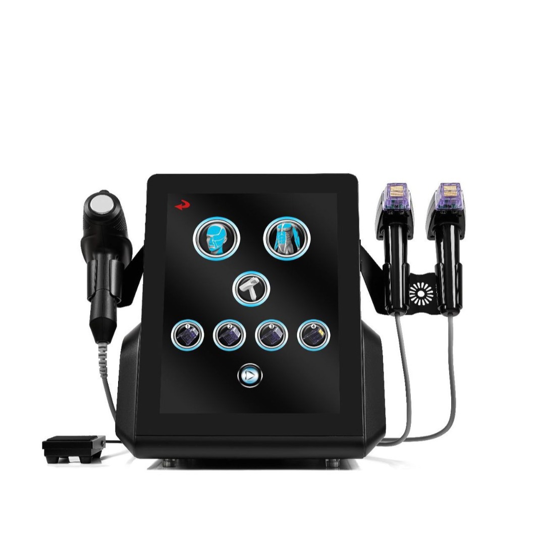 Instrumento de gestión de la piel de microagullas de radio de radio transfronterizas 8 profundidad de microcristal de radio de radio para salón de belleza