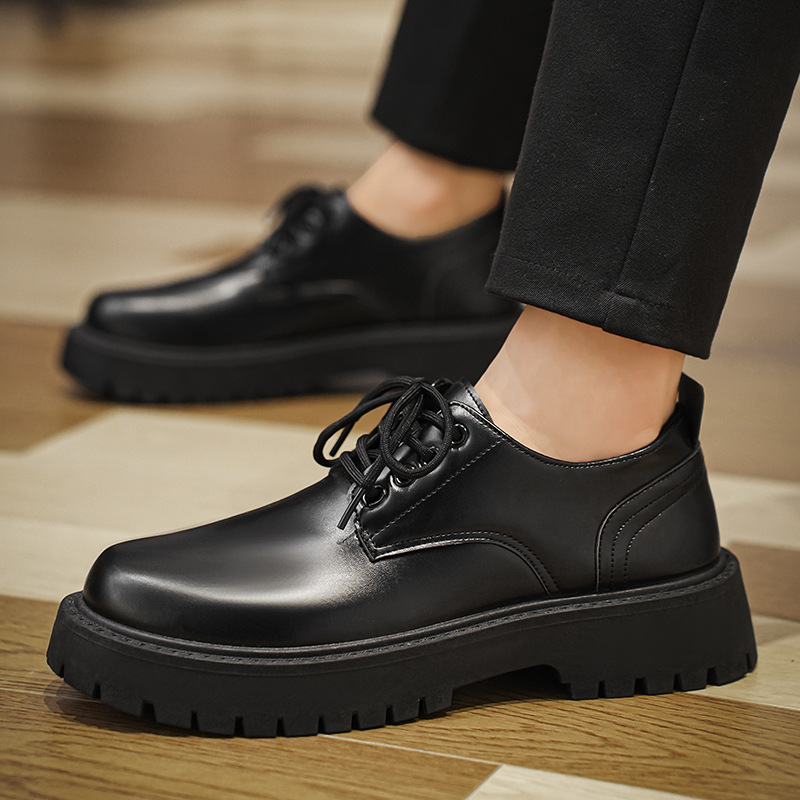 Herren Derby Lederschuhe Für Business Und Freizeit Stil_voghion.com