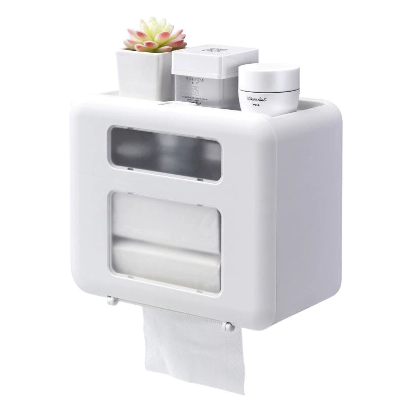 Туалетные творческие ежедневные принадлежности Настенная коробка для салфеток Стойка для туалетной бумаги Коробка для туалетной бумаги Водонепроницаемый держатель для салфеток