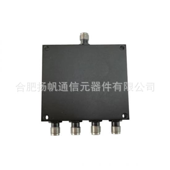2-8GHz 30W 1dB插损 1.35驻波 4路功分器 SMA母型接口