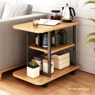 Several sofa side home living room multi-layer movable small tea table modern simple storage tea cabinet simple small tea table