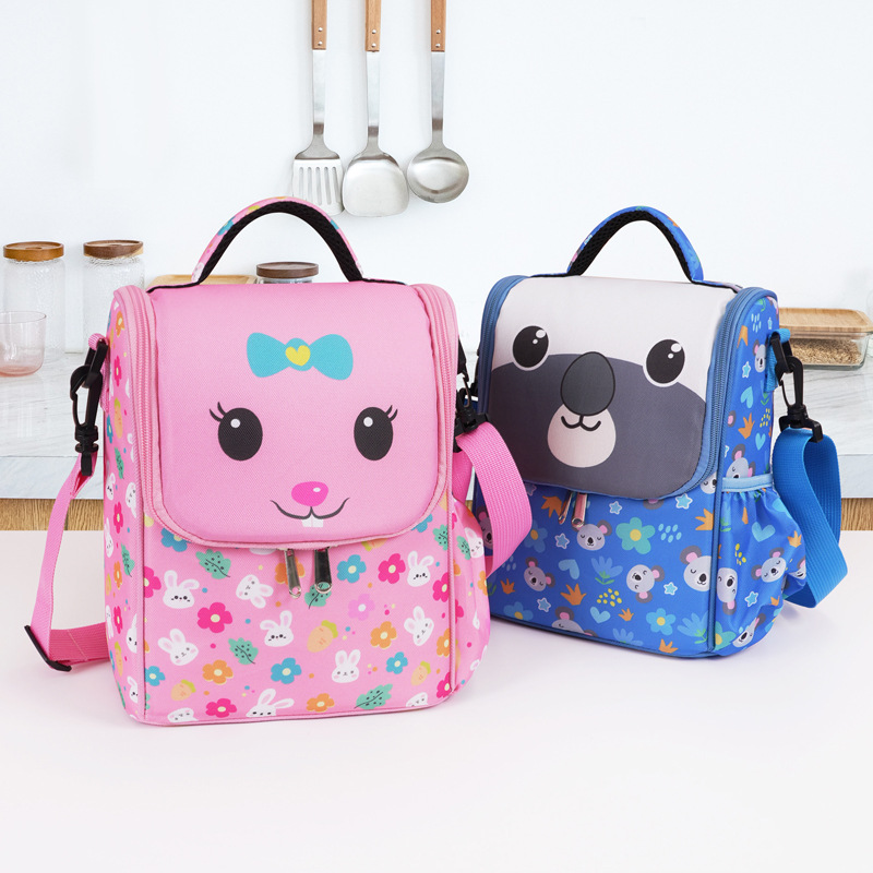 Amazon's Cross-Border Popular Children's Lunch Bag Portable Diagonal Folding Ice Bag Kindergarten Primary School Student Lunch Bag