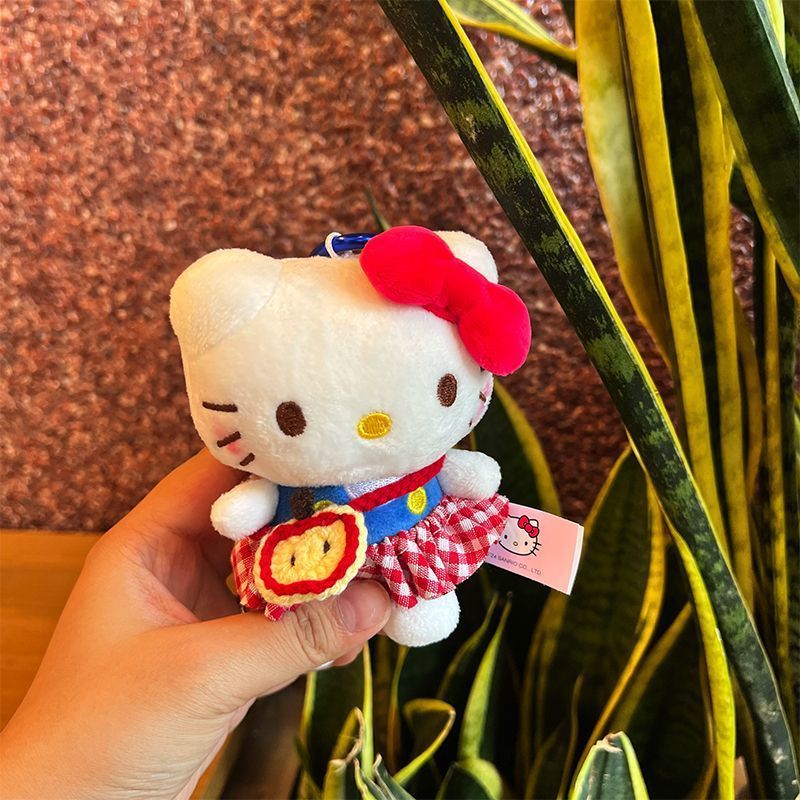hellokitty小挂件夏日kt毛绒公仔钥匙扣包包玩偶背包挂饰可爱玩偶|undefined