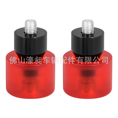 Motorcycle accessories are suitable for Motorcycle bumper - wheel-arch-protectors-red-black-1-pair