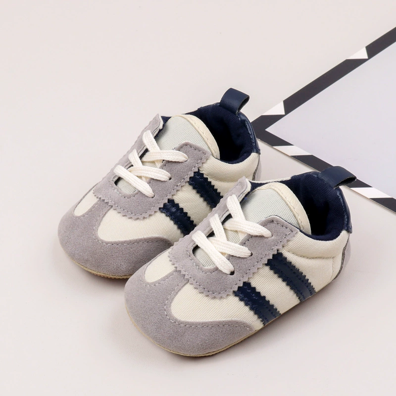 Spring and Autumn Infant Soft Soled Casual Shoes Men's and Women's Stylish Anti-Slip Toddler Shoes New BLS4034