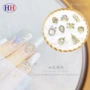 小众美甲爆闪字母美甲钻