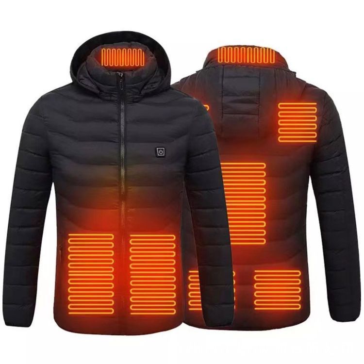 Herrenbekleidung intelligente elektrische Heizung elektrische Heizung intelligente Heizung Baumwolle gepolsterte Kleidung Heizkleidung_voghion.com