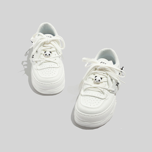 High-quality appearance matching skirt white shoes women 2024 spring new student ins versatile sport casual board shoes for women