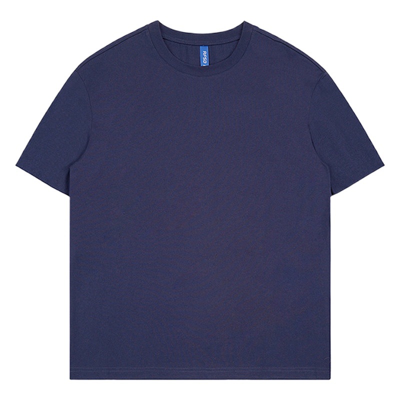 Ropa de hombre RFSD | 2025 verano algodón peinado niebla color tierra 230G suelta de manga corta de marca de moda camiseta de manga corta para hombres