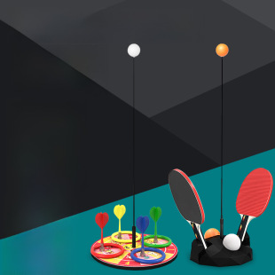 Elastic trainer for table tennis for training