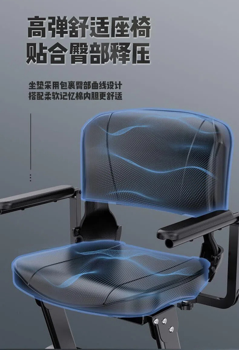Four-Wheel Electric Scooter for the Elderly, Small Mobility Aid Vehicle for Disabled People, Foldable with Removable Battery, Suitable for Elderly and Family Use