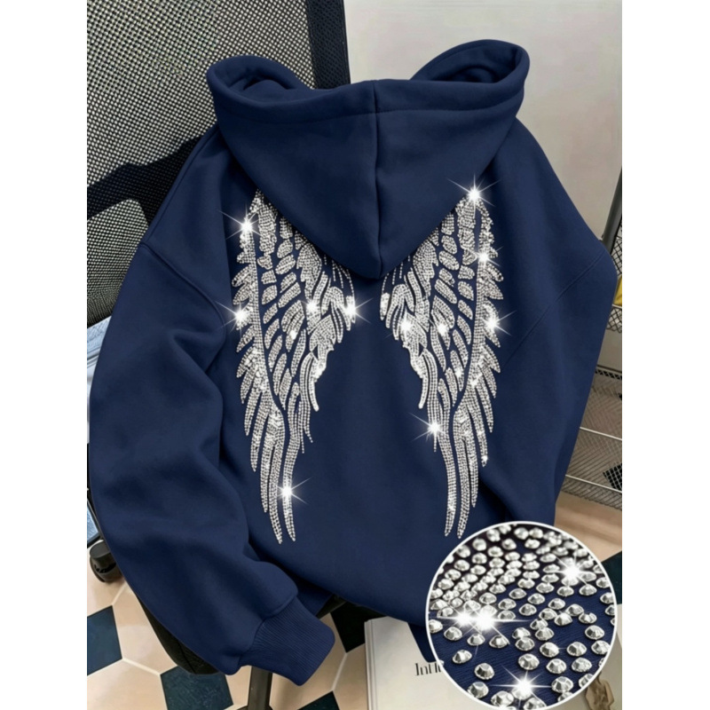 Navy blue-(hot diamond style) / XS