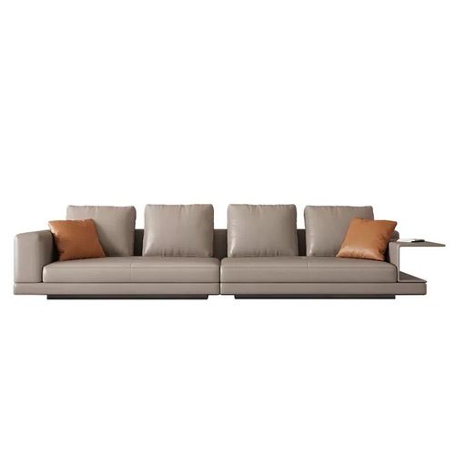 Italian leather sofa first layer cowhide living room connery sofa simple modern small apartment sofa