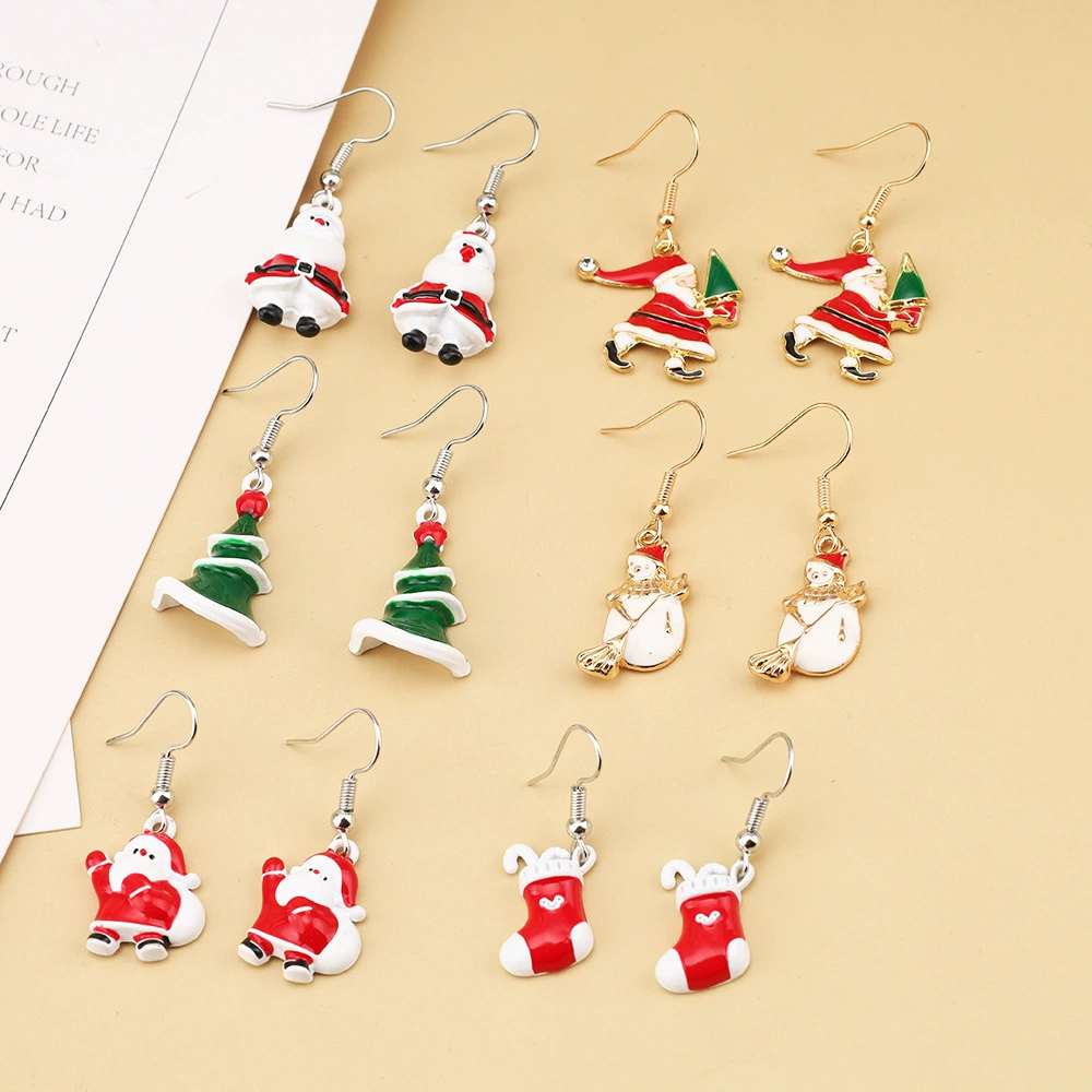 (Cross-border trading), accessory for elderly, Christmas earrings