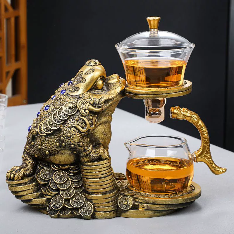 Tea set for home use, creative automatic glass teapot, fully automatic