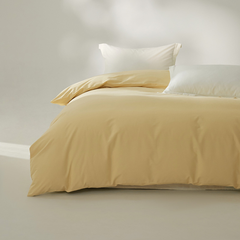 100s algodón largo algodón molido cubierta de colcha de una sola pieza otoño invierno engrosado cama camisa cubierta de colcha de algodón de color sólido sábanas cubierta de almohada image 32