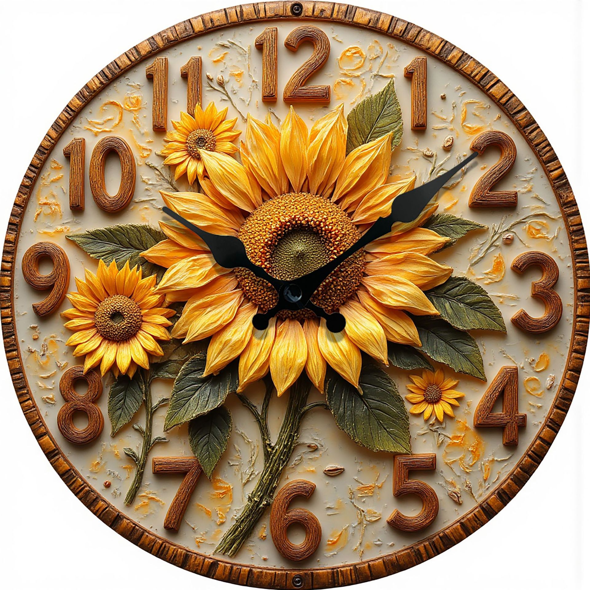 Reloj de efecto pseudo-estéreo nuevo de venta caliente transfronteriza, reloj de estilo de caricatura real, reloj de animales