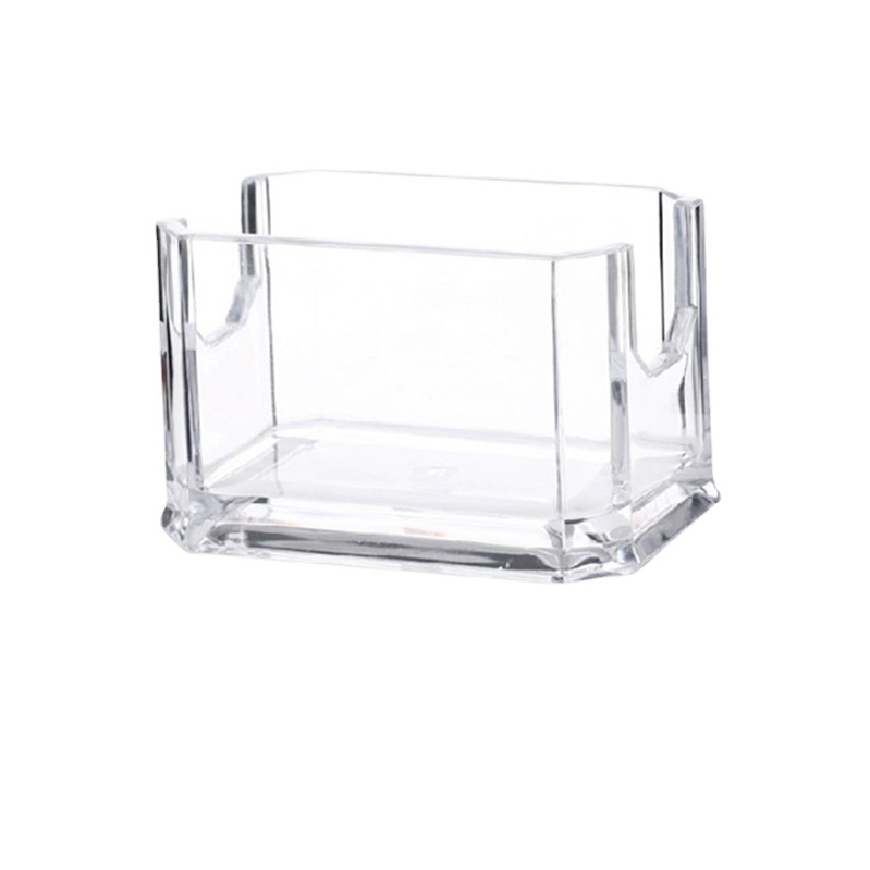 Nuevo titular de bolsa de azúcar acrílico transparente negro