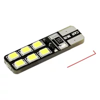 Индикатор ширины декодирования T10 Автомобильный светодиодный свет 2835 12smd индикатор ширины CANBUS W5W подсветка номерного знака