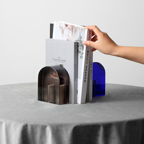 Modern Minimalist Colorful Door Shape Crystal Ornament Sample Room Luxury Soft Furnishing Home Decor Glass Geometric Craft