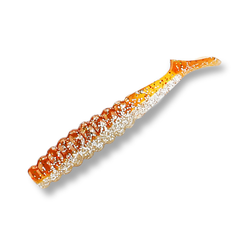 クマ王 BEARKING 新しい波魚 t テールルアーソフトベイトマイクロベイトソフトワームミニカーリーテールリードヘッドフック L50|undefined