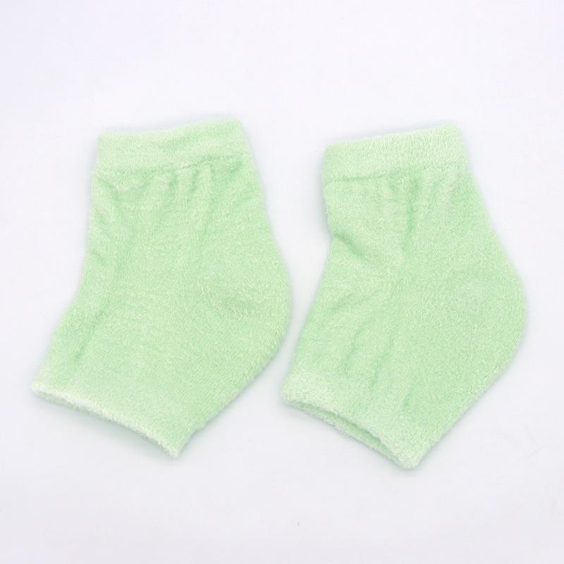 Feather yarn gel-heeled moisturizing socks with SAP essential oil heel care socks