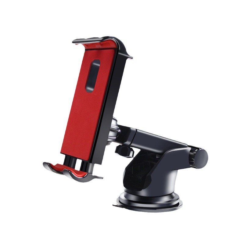 Soporte para teléfono móvil para automóvil de 6.4-10 pulgadas al por mayor soporte plano de la consola central de elevación de ventosa plegable