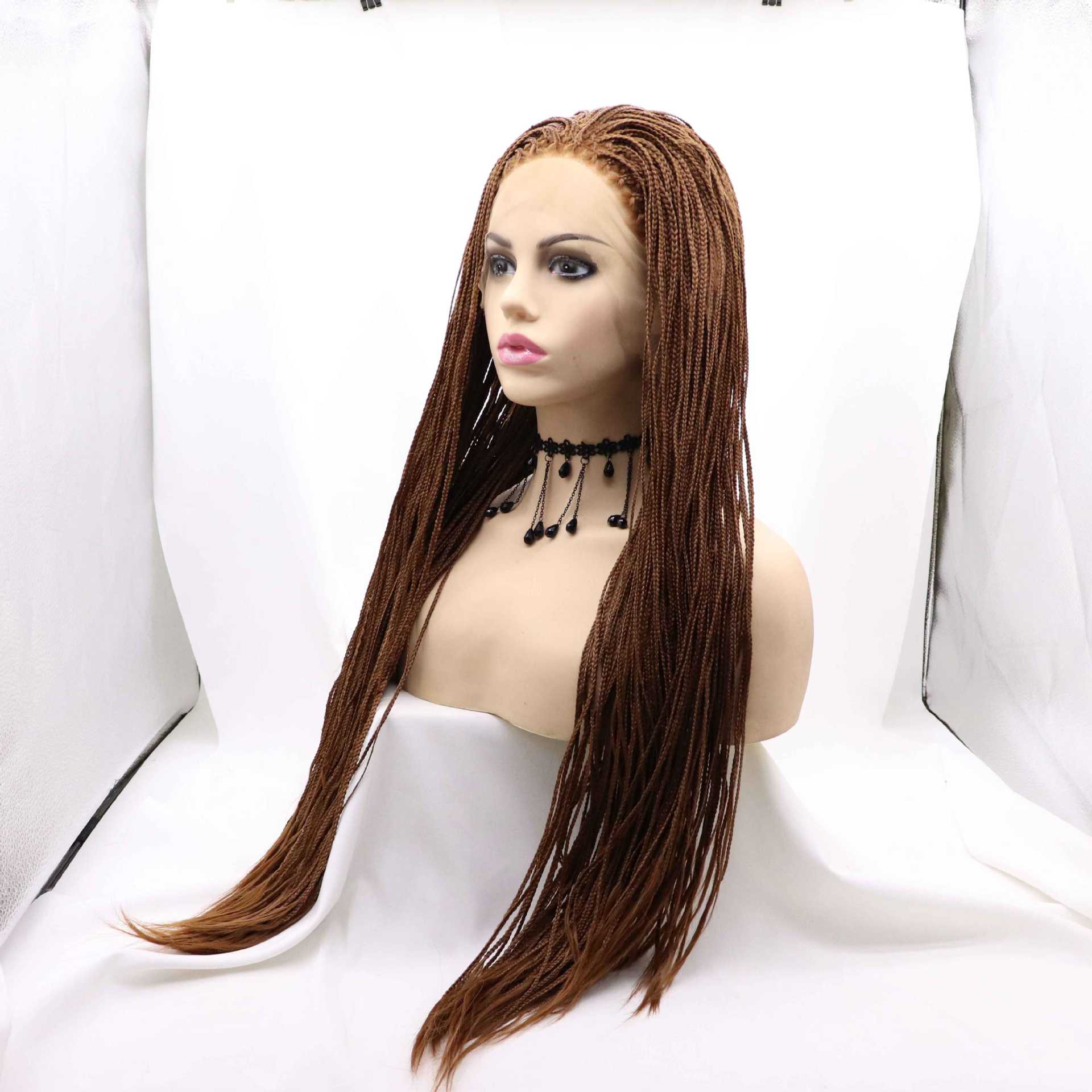 Peluca transfronteriza lace front wig Amazon Nuevos productos europeos y americanos Taza de peluca sucia pequeña