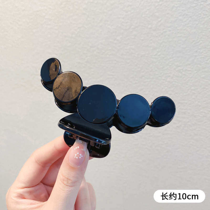 Clip de pelo de gran tamaño esmerilado simple Cabeza trasera updo horquilla de alto grado tiburón clip horquilla tocado al por mayor