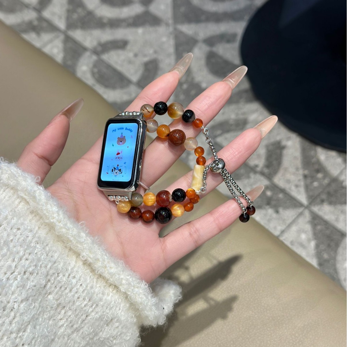 For Huawei Bracelet 9/8/7NFC Glory Bracelet 9 Women's Smart Watch Summer Casual Watch Band Wristband