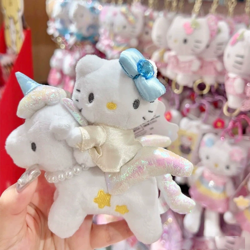 Hello Kitty, плюшевая подвеска, сумка высокого качества, кукла, японская версия, единорог, подарок на день рождения