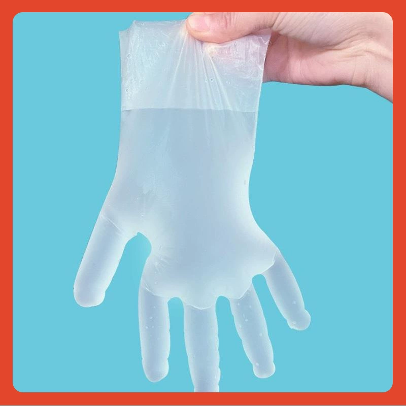 Disposable transparent gloves