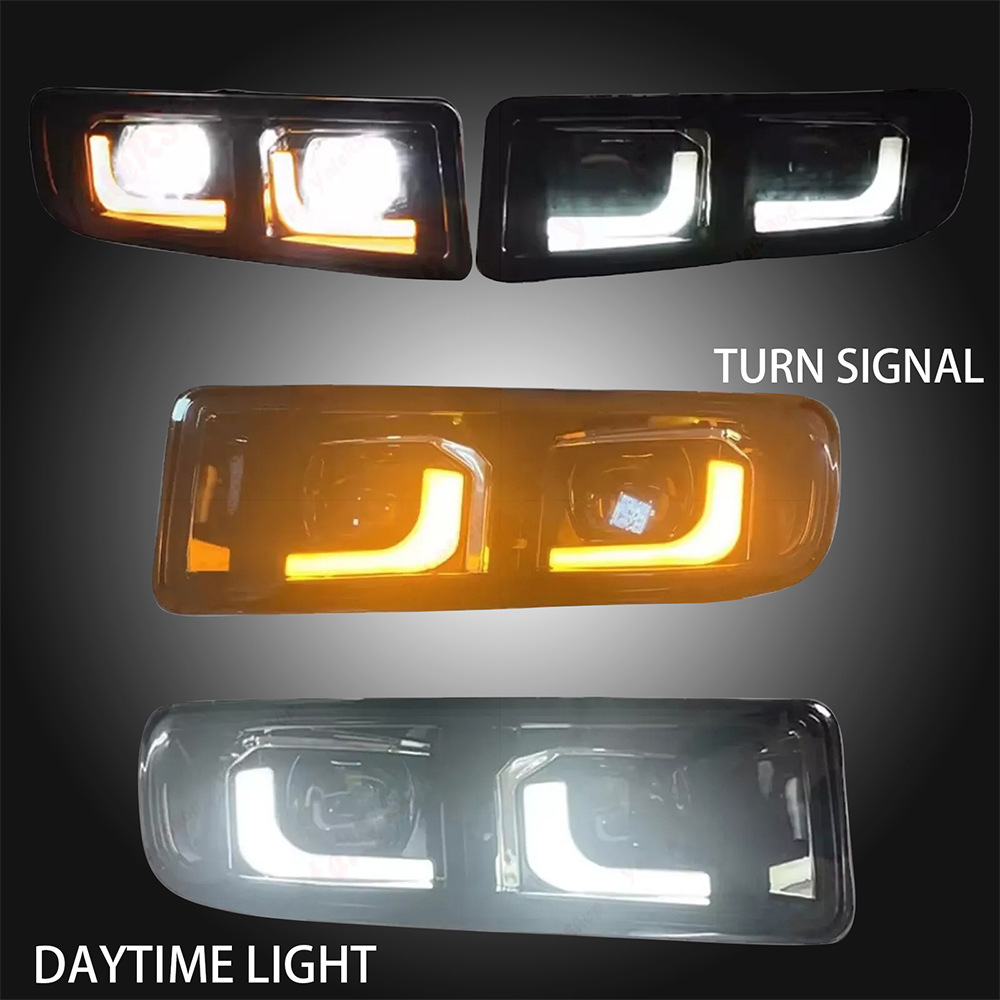 Aplicable a Lexus 98 - 07 LX470 conjunto de lámpara de niebla delantera luz de marcha diurna lente barra luz de dirección