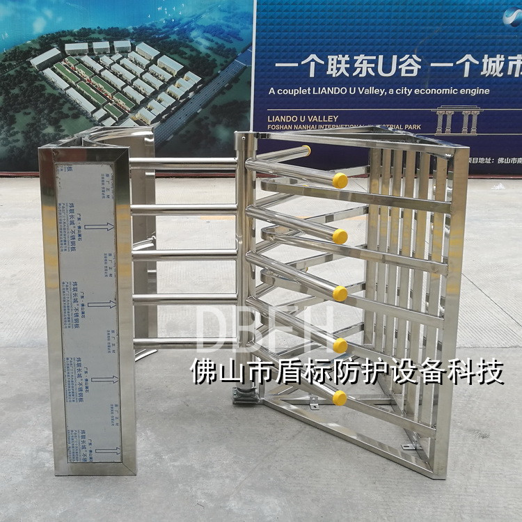 中山车站候车室入口通道闸排队半高转闸机不锈钢防止逆单向通道门