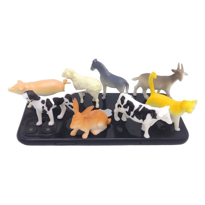 12 моделей мелких животных на ферме