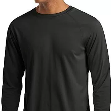 Cross-Border Amazon Men's Long-Sleeved Shirt Upf 50+ Outdoor Sun Protection Sweatshirt Quick-Drying Breathable Round Neck T-Shirt