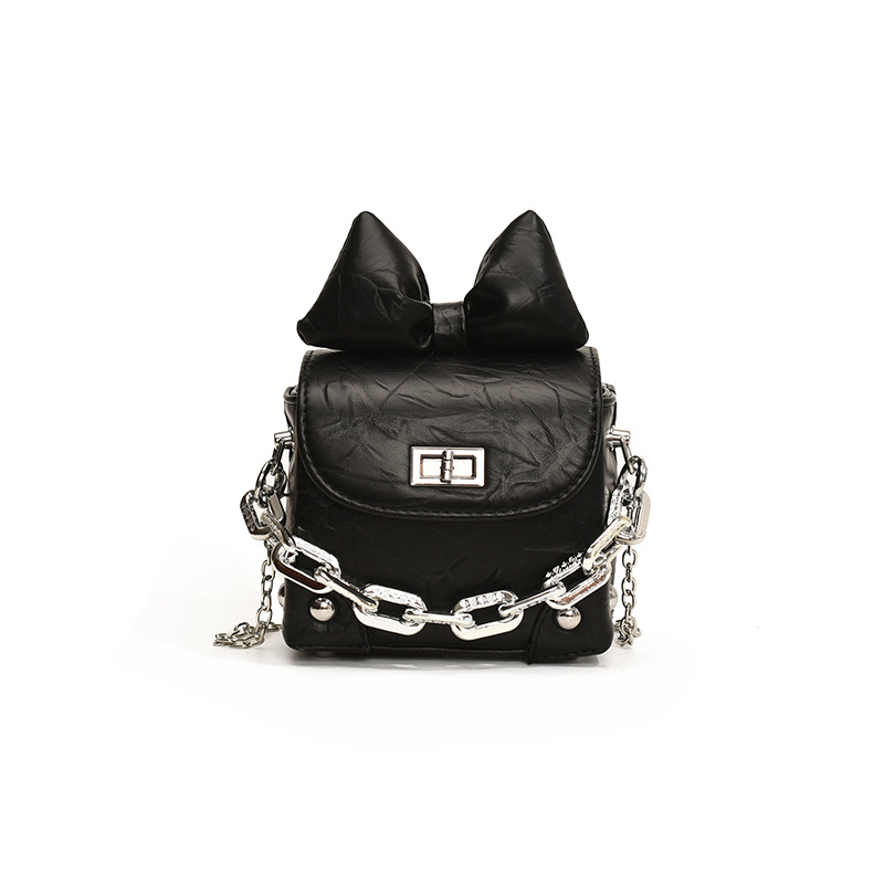 Bolso de mochila este año popular mini bolso de mujer nuevo arco de color sólido cadena bolso de mano bolso de hombro