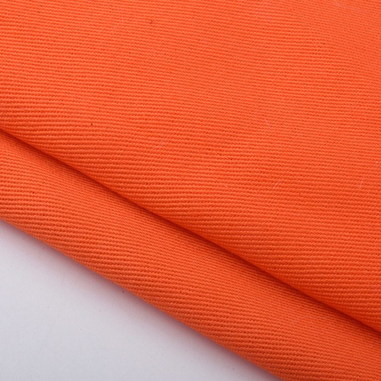 Fabricante al por mayor teñido tejido 220gsm algodón tweed tela de pantalones
